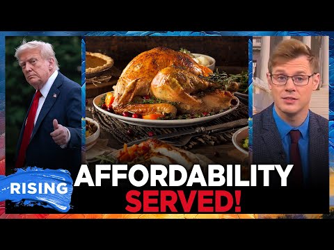 Thanksgiving Dinner MORE AFFORDABLE Under Trump Than Biden! Robby Soave | RISING