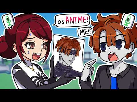 Drawing YOUR Roblox Avatars as ANIME Characters!