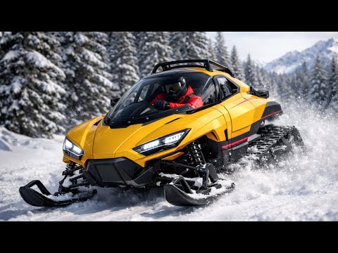 NEWEST SNOW ALL-TERRAIN VEHICLES THAT WILL BLOW YOUR MIND!