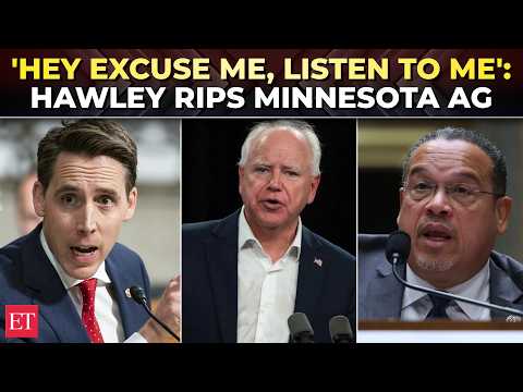 ‘You helped fraudsters in $9B scam, it’s on tape’: Sen Hawley loses it on Minnesota AG Keith Ellison
