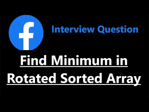 Find Minimum in Rotated Sorted Array - Binary Search - Leetcode 153 - Python