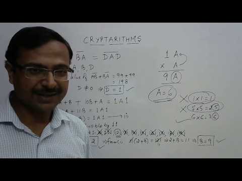 How to Find Unknown Digits (CRYPTARITHMS)