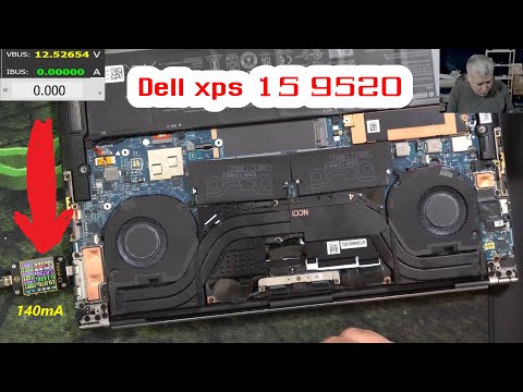 Dell XPS 15 9520 dead, not charging, no power - Few steps to diagnose this board