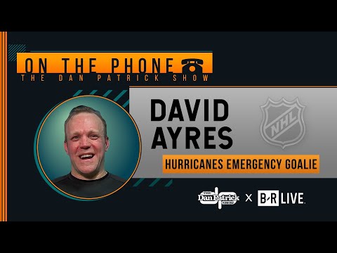 David Ayres Talks Getting the Win as the Hurricanes Emergency Goalie w/ Dan Patrick | Full Interview