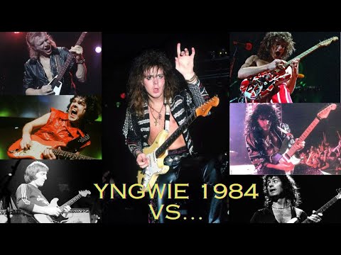"YNGWIE MALMSTEEN" (1984) VS "FASTEST GUITAR SHREDDERS"