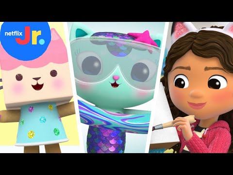 DIY Crafts With Gabby and Friends 🎨 Gabby’s Dollhouse | Netflix Jr