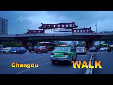 中国四川省成都市红牌楼Hongpailou, Chengdu City, Sichuan Province, China