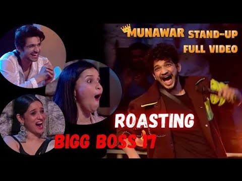 Big Boss 17 Roasting Full video😂😀 (BB17 new video) #munawarfaruqui #bigboss #bigboss17 #roasting