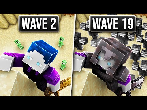 WIE VIELE MONSTER WAVES KANN ICH SCHAFFEN? (NEUES 1v1v1v1 BATTLE)