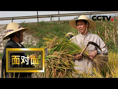 [面对面] 专访中国工程院院士朱有勇：农民院士的四年扶贫 | CCTV