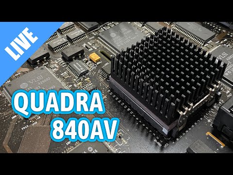 Recapping a Macintosh Quadra 840AV [LIVE]