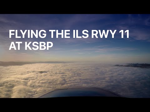 Watch Us Fly The ILS RWY 11 To Minimums At KSBP