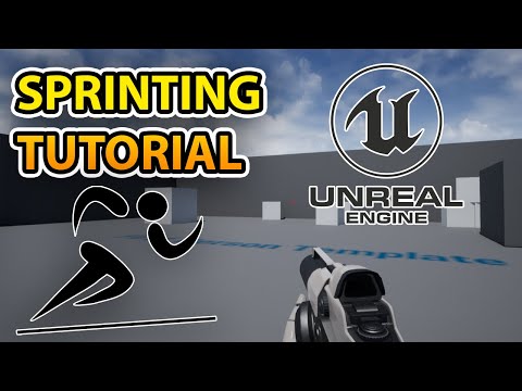 This is The EASIEST WAY To Add SPRINTING in UNREAL ENGINE