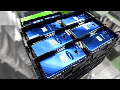 Samsung Factory: How Smartphones are manufactured Producing Mobile Phone - South Korea - &amp; Iphone