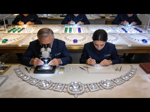 How the $25 Million Cartier High Jewelry Necklace Is Made — The Crown Jewels of Modern Royalty