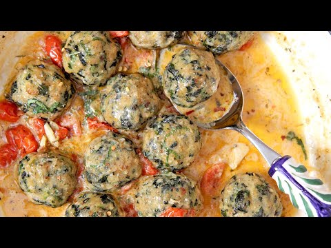 Laura Vitale's Chicken Meatballs with Creamy Parmesan Sauce