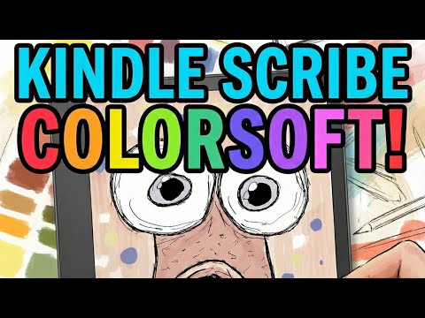 Kindle Scribe ColorSoft fIrst impression + new Google Drive feature!