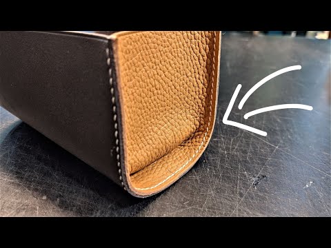 [Leathercraft/howtomake] I will tell you how to make the side plate folded down like this.