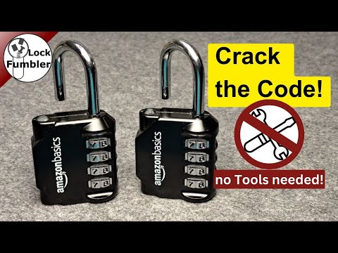 [204] amazonbasics combination lock decoded quickly!
