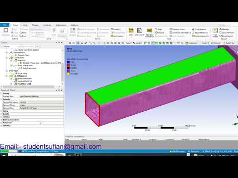 Ansys Workbench Ls-Dyna Tutorial of Crushing of Aluminium Column