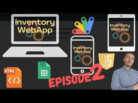 DYNAMIC Dropdown in Google Sheets Web App with Apps Script 🚀 | Inventory App Tutorial PART 2