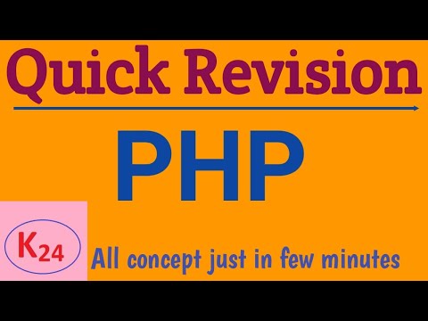 Quick Revision of PHP | Important Questions of PHP #php