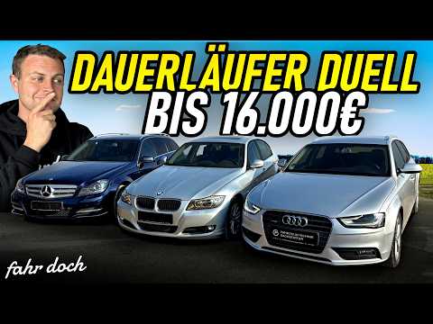 Welcher ist der BESTE Mittelklasse Gebrauchtwagen? C-Klasse vs BMW 3er vs Audi A4 | Fahr doch