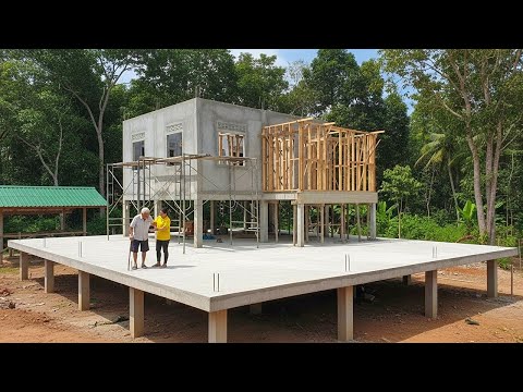 An act that touched everyone's hearts: Young woman built a new house for an elderly man living alone