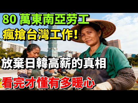 不選歐美、不選新加坡！東南亞勞工集體投票：台灣才是打工者的天堂？