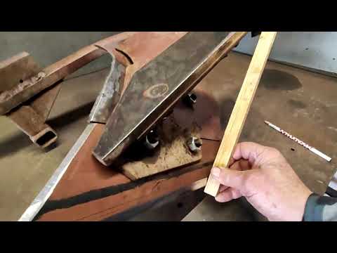 Плуг мотоблока. Почему плохо пашет, ч.2. Восстановление-2021.04