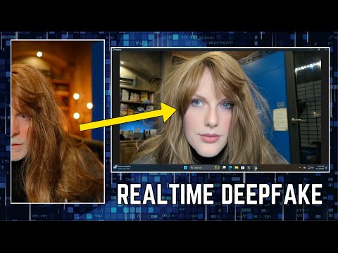 CREATE real-time DEEPFAKES (a.k.a. I became TAYLOR SWIFT...for Science!)