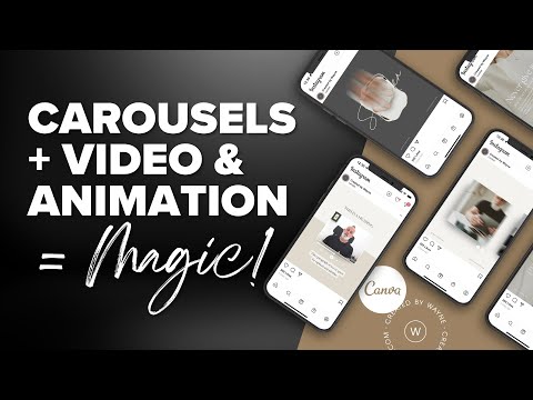 Boost your CAROUSEL ENGAGEMENT with these 5 Simple CANVA ANIMATION Tips!