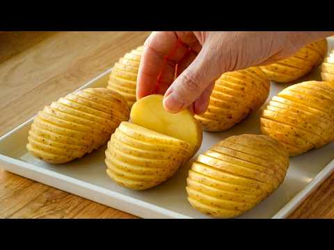 Just Slice Potatoes Like THIS โ You Wonโt Believe the Result! Easy Potato Roll Recipe ๐ฅ