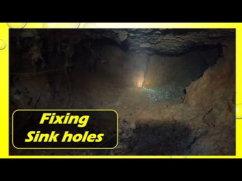Fixing  Sink Holes