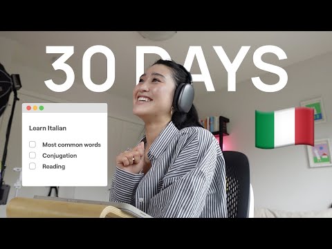 Learn Italian with me in 30 days (resources, methods, and study plan)