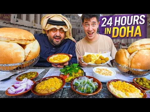 I Ate Qatar's CRAZIEST Street Food for 24 Hours in Doha!!