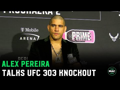 Alex Pereira: "I saw headkick KO after watching him warm up" | UFC 303 Post Fight Press Conference