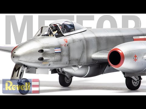 Revell's Brand New 1/32 Gloster Meteor F.8/FR.9
