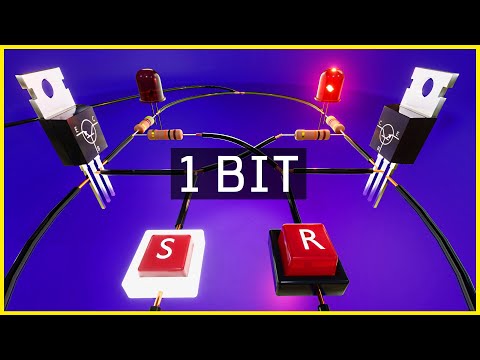 How a 1-BIT Memory Works⚡SR Latch
