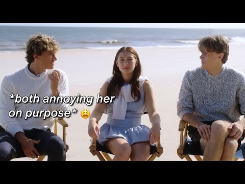 The Summer I Turned Pretty cast being chaotic for 5 minutes