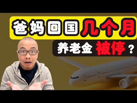 爸妈回国几个月，养老金被停？很多人都不知道真相！