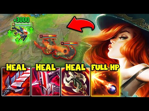 WHEN MISS FORTUNE HAS OVER 100% LIFESTEAL, YOUR Q BECOMES A SORAKA ULT