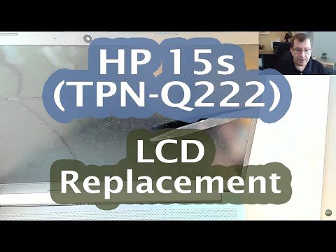 [22] Laptop LCD replacement - HP 15s-fq1505sa (TPN-Q222)