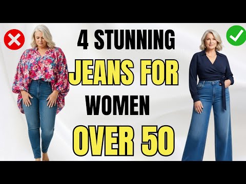 4 JEANS That Make You Look Amazing at 50+