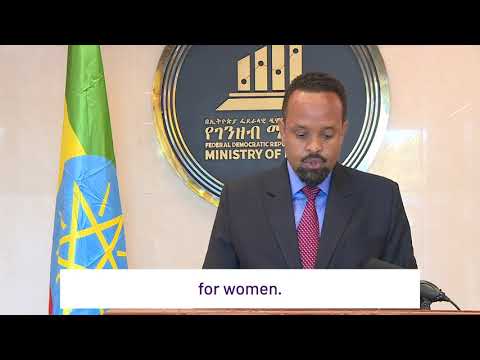 Ahmed Shide, Finance Minister, outlines how Ethiopia will prioritize #financialequality for women.