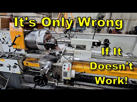 Machining The Taper On A Large Flat Belt Pulley | Combating Chatter | Manual Machining