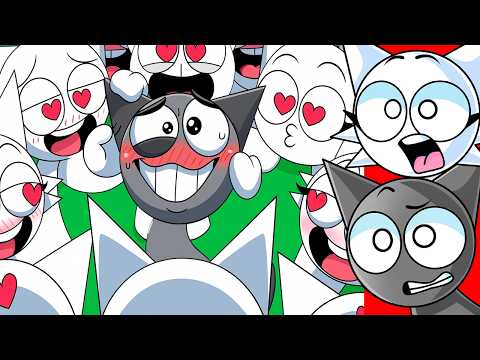 Reacting To WENDAS has INFINITE GRAY CLONES! (Sprunki Animations)