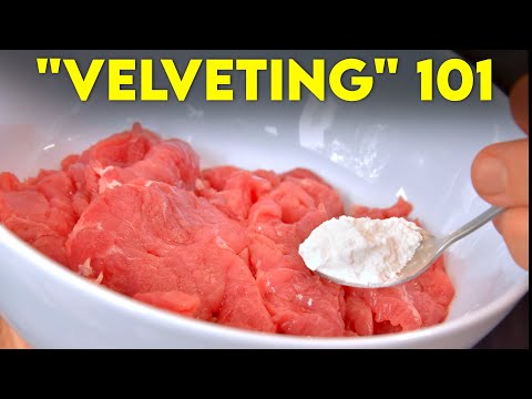 Tenderize by 'Velveting': a Skeptic's Guide