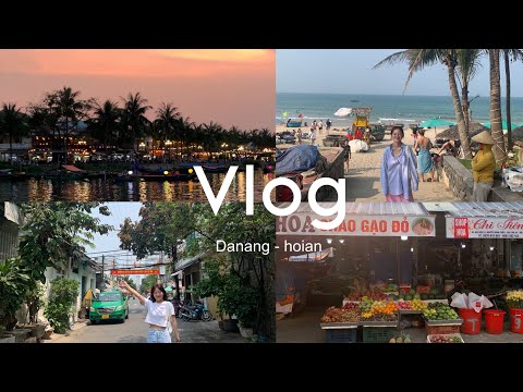 Vlog | 베트남 다낭&호이안 여행브이로그,여자끼리동남아자유여행|호이안반미맛집,마담콴,반미프엉,벱꾸온,호이안올드타운,소원배,로컬마사지,|다낭맛집,카페,숙소,야시장,놀고먹는일상