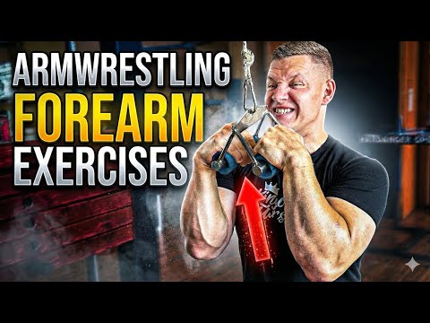 Armwrestling Training at Gym - 7 Forearm Exercise (Cupping)